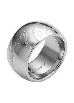 DKNY Logo Steel Ring - Size P NJ1685/508
