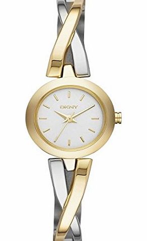 DKNY NY2171 Chic ladies gold crossover bracelet watch