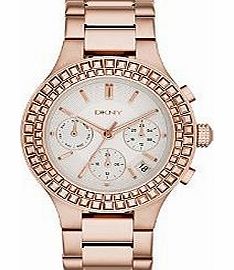 DKNY NY2261 Chronograph Rose Gold Bracelet Ladies Watch