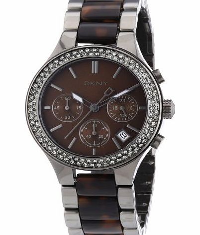 DKNY NY8668 Ladies TortoiseShell Chronograph Watch