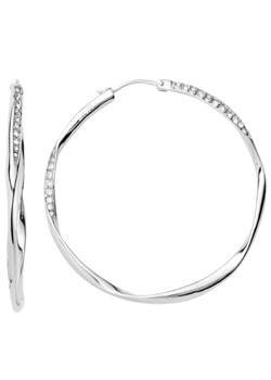 DKNY Organic Steel and Crystal Earrings NJ1851040