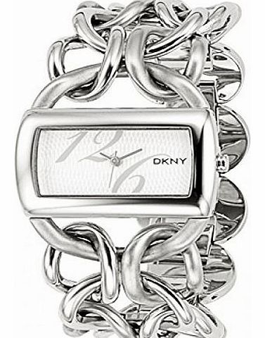 DKNY Stainless Steel Ladies Brushed Steel Dial Bracelet Watch