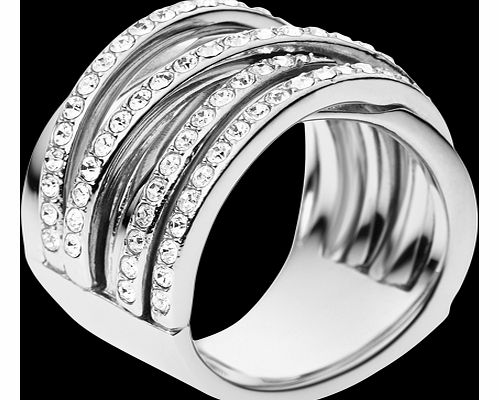 DKNY Stainless Steel Woven Whisper Ring - Ring