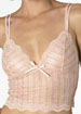 Stretch Galoon thumbelina cropped camisole