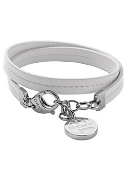 DKNY White Leather Wrap Bracelet NJ1641040