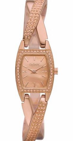 DKNY Womens Quartz Watch Crossover 2 Hand NY8595 with Metal Strap