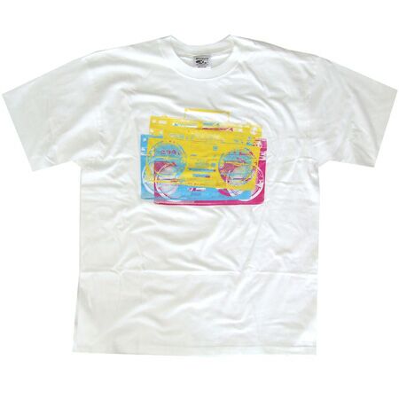 DMC Clothing DMC Boom Box White T-Shirt