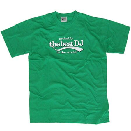 DMC Clothing DMC The Best DJ Green T-Shirt