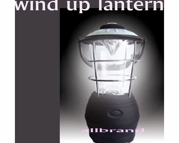 DML DYNAMO LED WIND UP LANTERN CAMPING FISHING LIGHT NEW