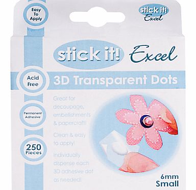 Docrafts 3D Adhesive Dots, 6mm