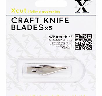 Docraft Xcut Craft Knife Blades, Pack of 5
