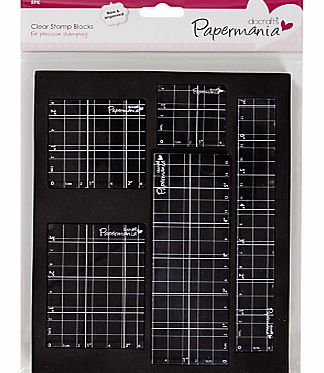 Docrafts Papermania Clear Stamp Block Set
