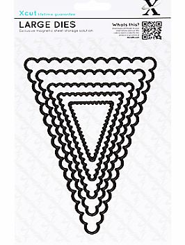 Docrafts Xcut Bunting Nesting Die Cuts, Pack of 5