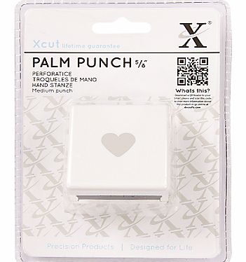 Docrafts Xcut Medium Palm Punch, Heart