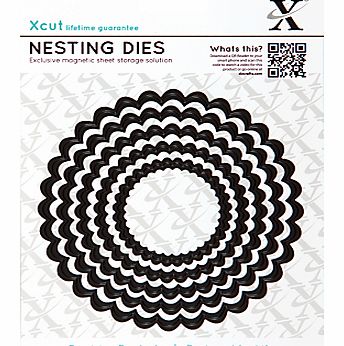 Docrafts Xcut Scalloped Circle Nesting Die Cuts,