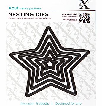 Docrafts Xcut Star Nesting Dies, Pack of 5