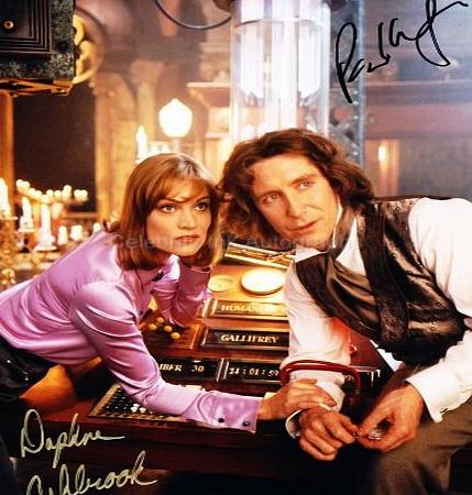 Doctor Who Classic Autographs PAUL McGANN and DAPHNE ASHBROOK as The 8th Doctor and Grace Holloway - The Doctor Who TV Movie GENUINE AUTOGRAPHS