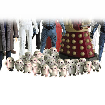 Doctor Who Collect and Build 25 Baby Adipose