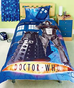 Doctor Who Cyberman Single Duvet Set