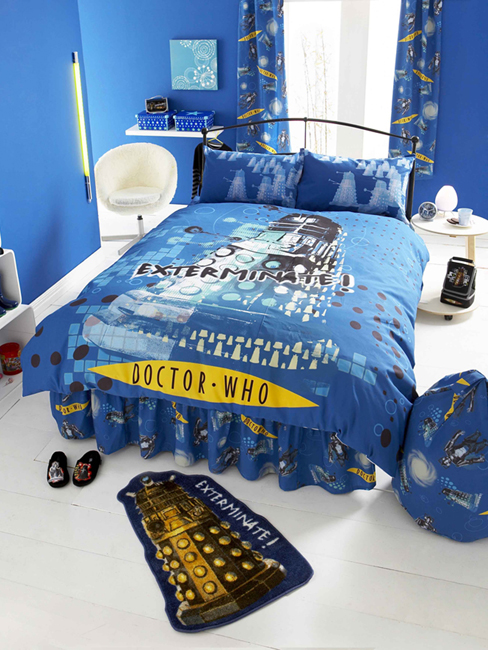 Doctor Who Double Duvet Cover and Pillowcase Upgrade Design Dr Bedding