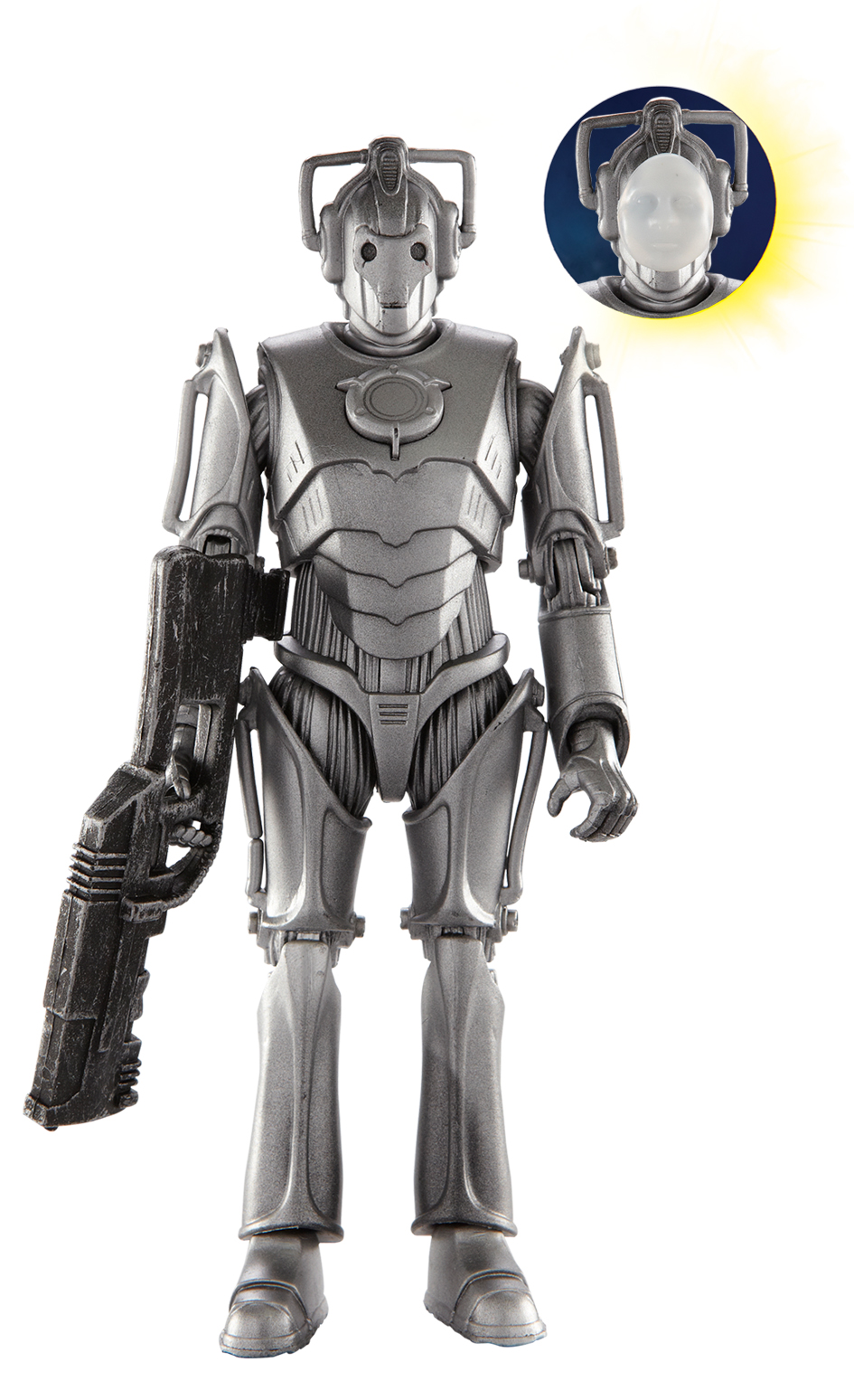 Doctor Who Dr Who - Cyberman With Gun - Flesh Mask and Sachet
