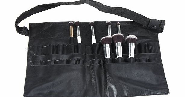 dodocool Professional Travel Cosmetic Makeup Brush Apron Bag Beauty Purse Case Hand Holder Bag with Belt Strap Holder
