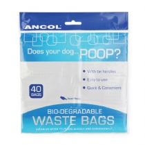 Dog Ancol Bio-Degradable Waste Bags 40 Pieces