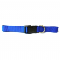 Dog Ancol Blue Adjustable Nylon Dog Collar 45-70cm