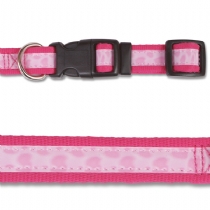 Dog Ancol Hologram Love Heart Adjustable Collar