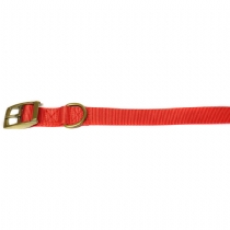 Dog Ancol Nylon Collar Red 12