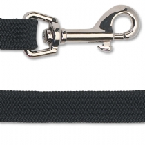 Dog Ancol Soft Weave Lead 100 X 1.9cm Black