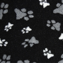 Dog Animate Fleece Blanket Dog Bed Black Medium -