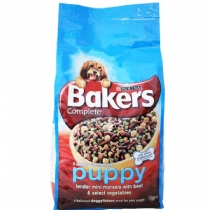Dog Bakers Complete Puppy Beef and Vegetables 1Kg