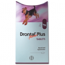 Dog Bayer Drontal Plus Flavour Dog Worming Tablet 2