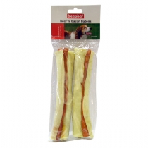 Dog Beaphar Beef and Bacon Batons 2Pk 2 Pieces X 10