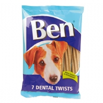 Dog Ben Dog Treats Jumbo Bulk Pack Dental Twists 7