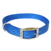 Dog Canac Nylon Dog Collar Blue 25Mm X 45-55cm