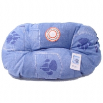 Dog Danish Design Patches Blue Luxury Quilted