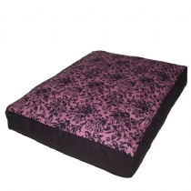 Dog Danish Designs Rococo Damson Wine/Jet Box Duvet