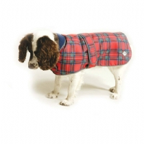 Dog Danish Designs Royal Stewart Tartan Fleece Coat 10