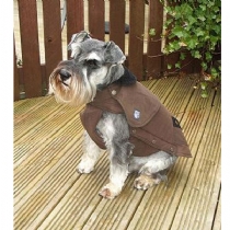 Dog Danish Designs Wharfedale Brown Waxed Dog Coat 26