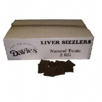 Dog Davies Liver Sizzlers Natural Dog Snacks 2Kg