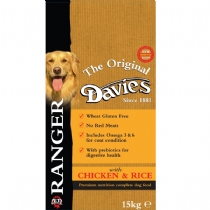 Dog Davies Ranger Adult Dog Food 15Kg With Chicken