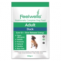 Dog Feelwells Adult Low Gi Dog Food 12kg Duck