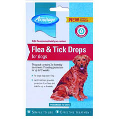 Dog Flea Drops Large Dog 04/709 4 weeks