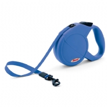 Dog Flexi Classic Compact Tape Blue 5M Large - Dogs