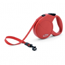 Dog Flexi Classic Compact Tape Red 5M Medium - Dogs
