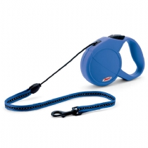 Dog Flexi Classic Cord Blue 5M Large - Dogs Up To 50Kg