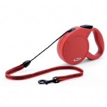 Dog Flexi Classic Cord Red 5M Medium - Dogs Up To 20Kg