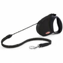 Dog Flexi Comfort Cord Black 5M Large - Dogs Up To
